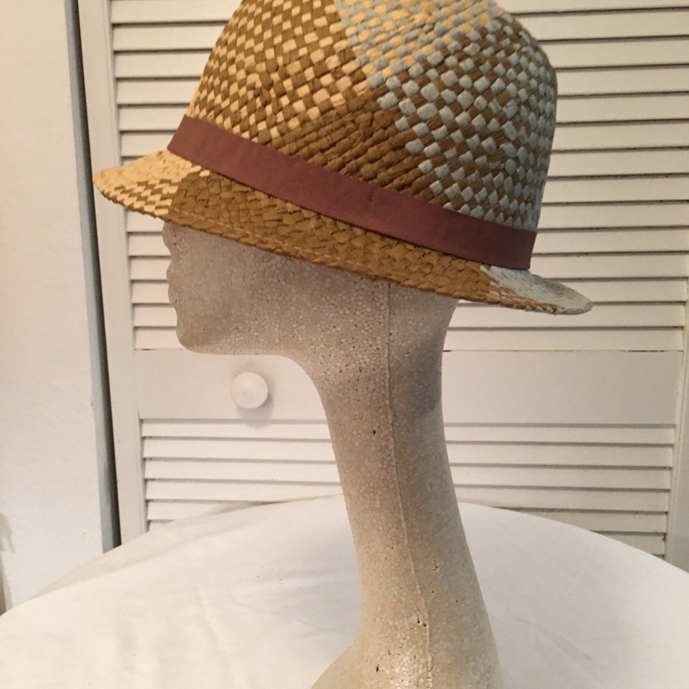 Straw fedora hat - Picture 4 of 4